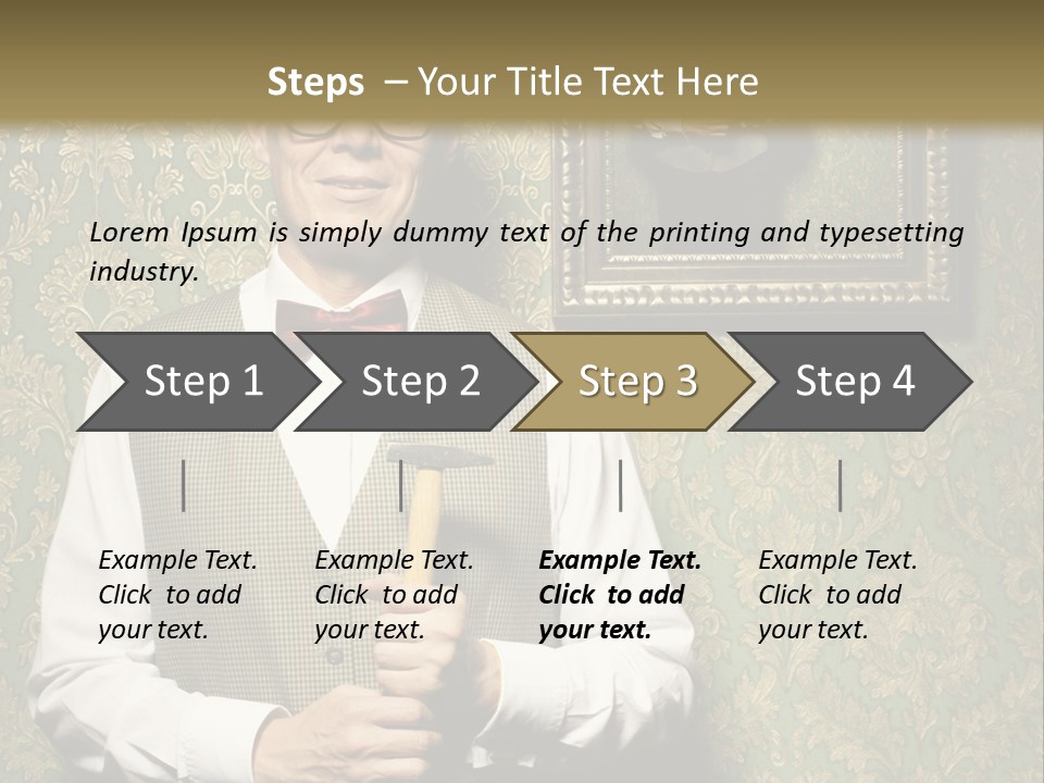 Wallpaper Ship Illustration PowerPoint Template