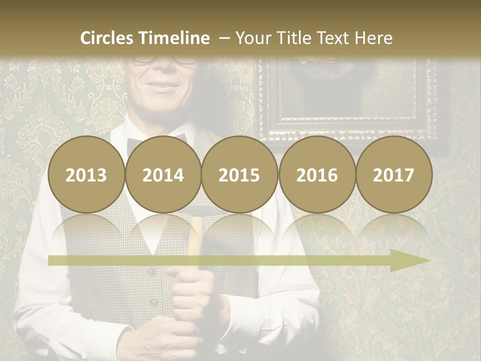 Wallpaper Ship Illustration PowerPoint Template