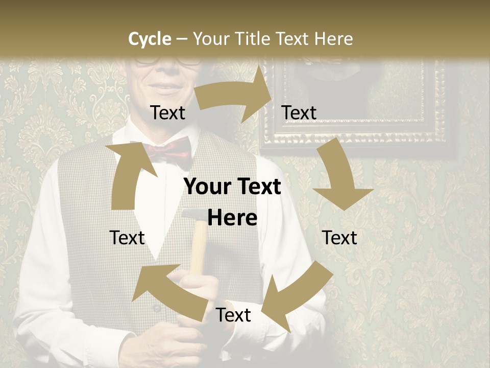 Wallpaper Ship Illustration PowerPoint Template