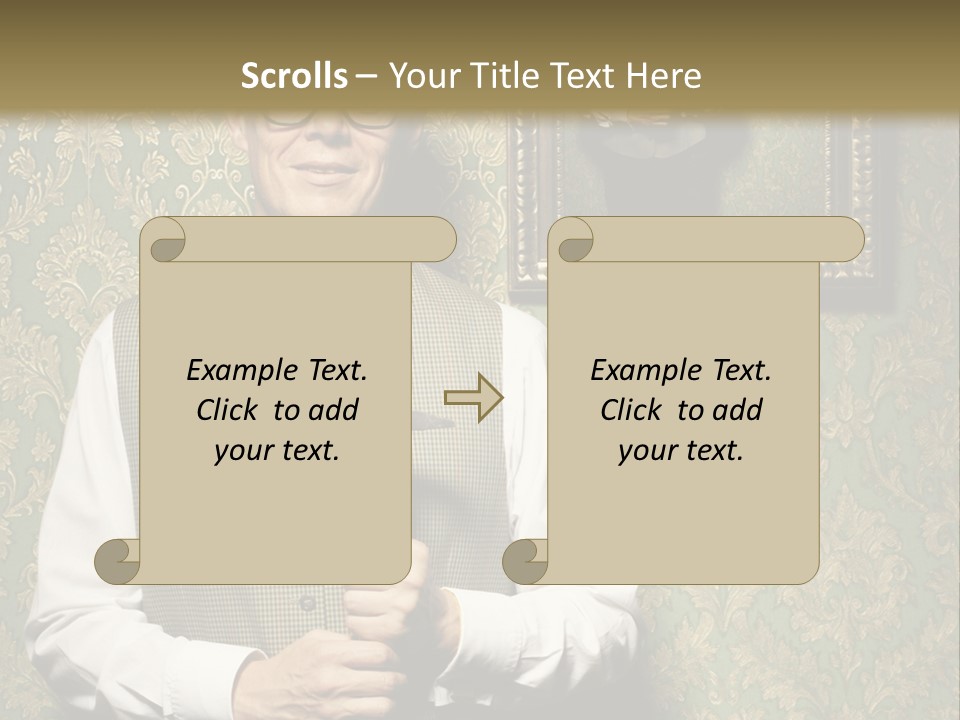 Wallpaper Ship Illustration PowerPoint Template