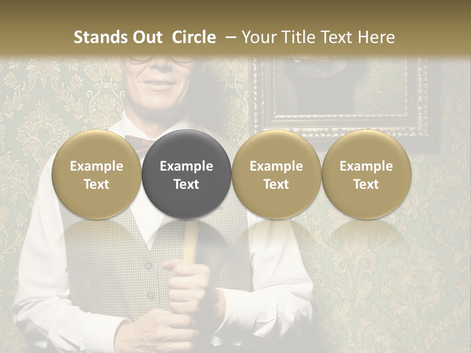 Wallpaper Ship Illustration PowerPoint Template