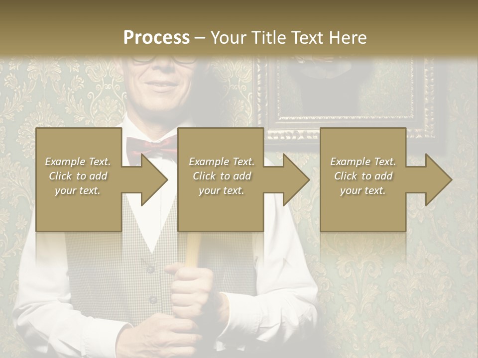Wallpaper Ship Illustration PowerPoint Template