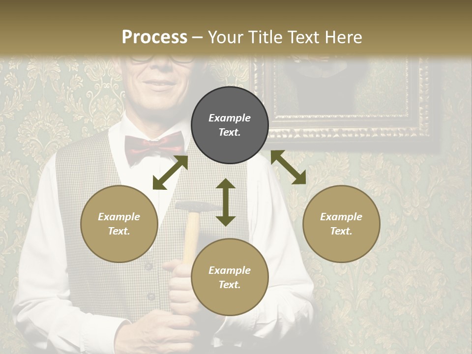 Wallpaper Ship Illustration PowerPoint Template