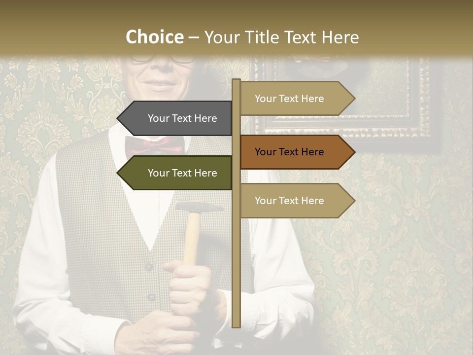 Wallpaper Ship Illustration PowerPoint Template