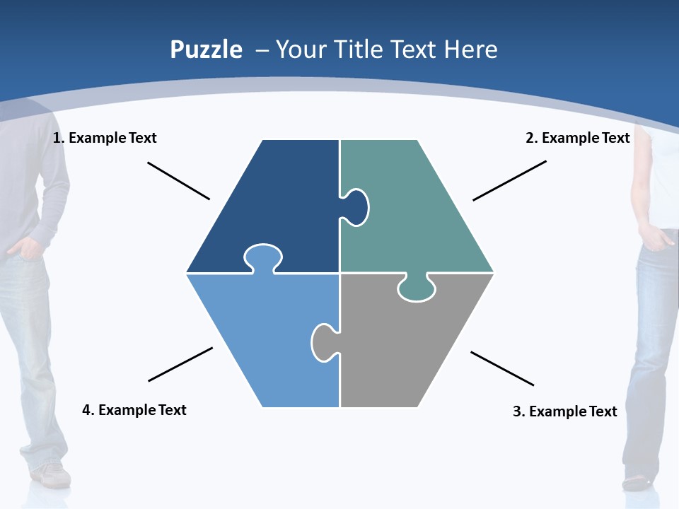 Jeans Student  PowerPoint Template