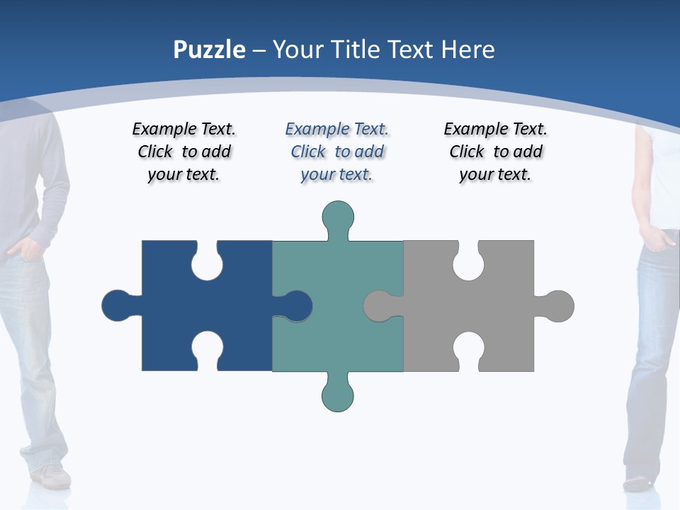 Jeans Student  PowerPoint Template