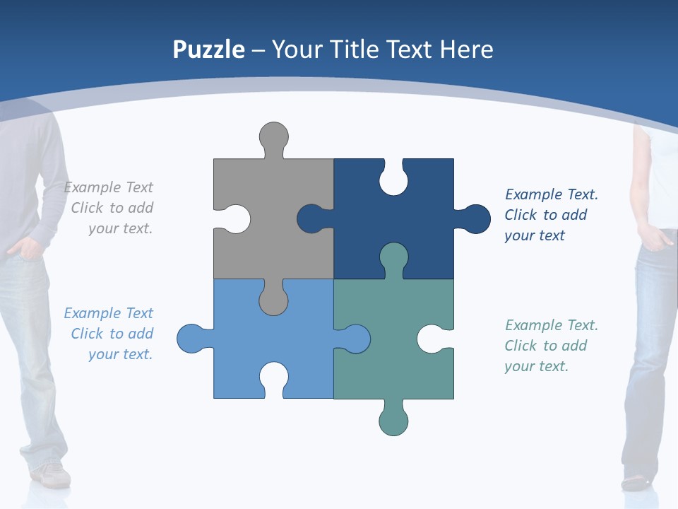 Jeans Student  PowerPoint Template