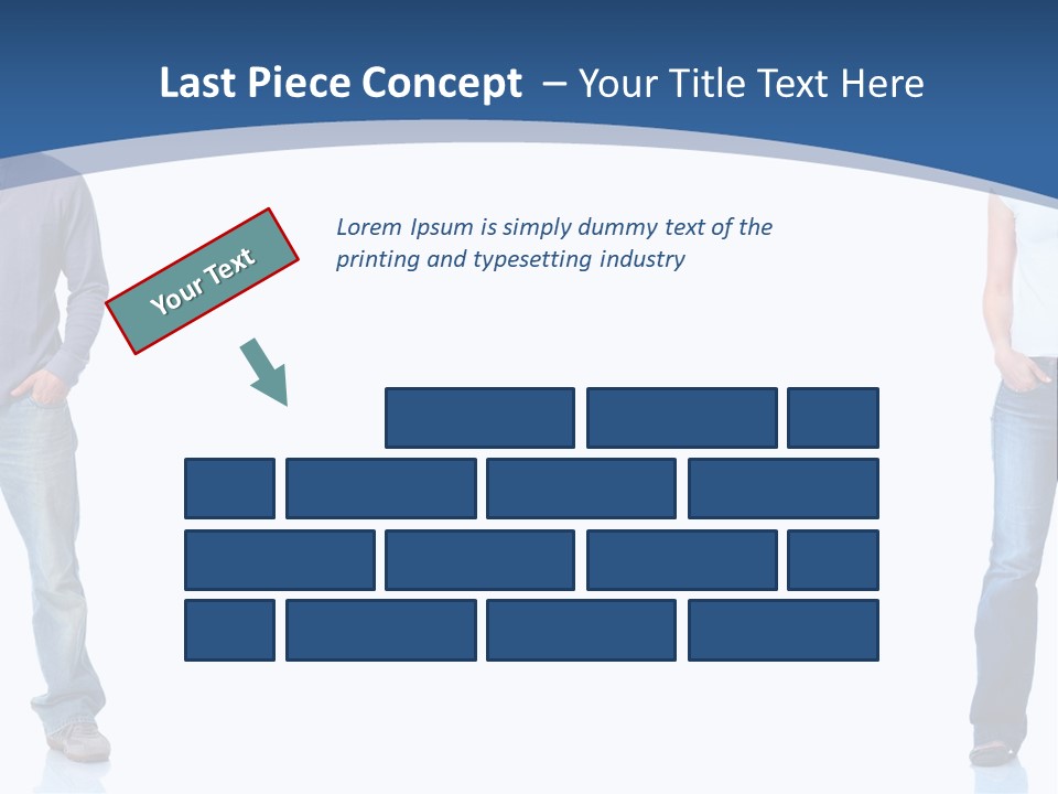 Jeans Student  PowerPoint Template