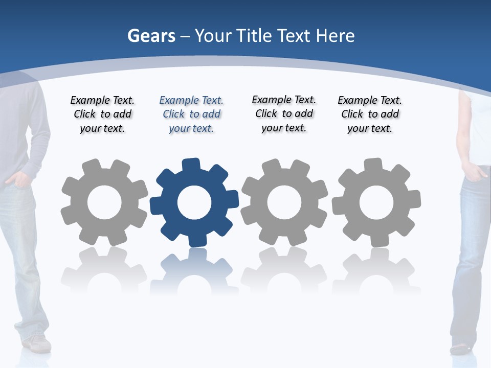 Jeans Student  PowerPoint Template