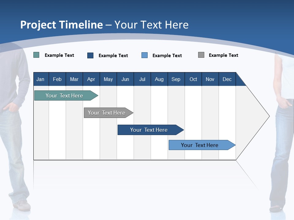 Jeans Student  PowerPoint Template