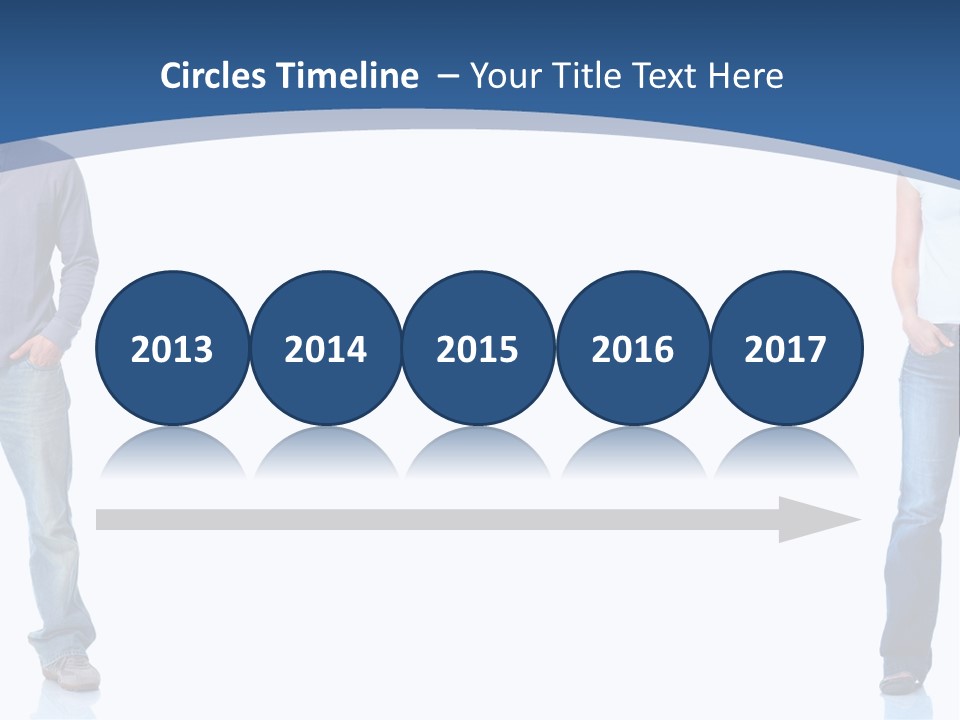 Jeans Student  PowerPoint Template