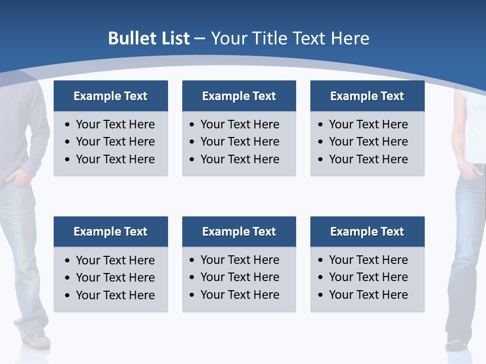 Jeans Student  PowerPoint Template