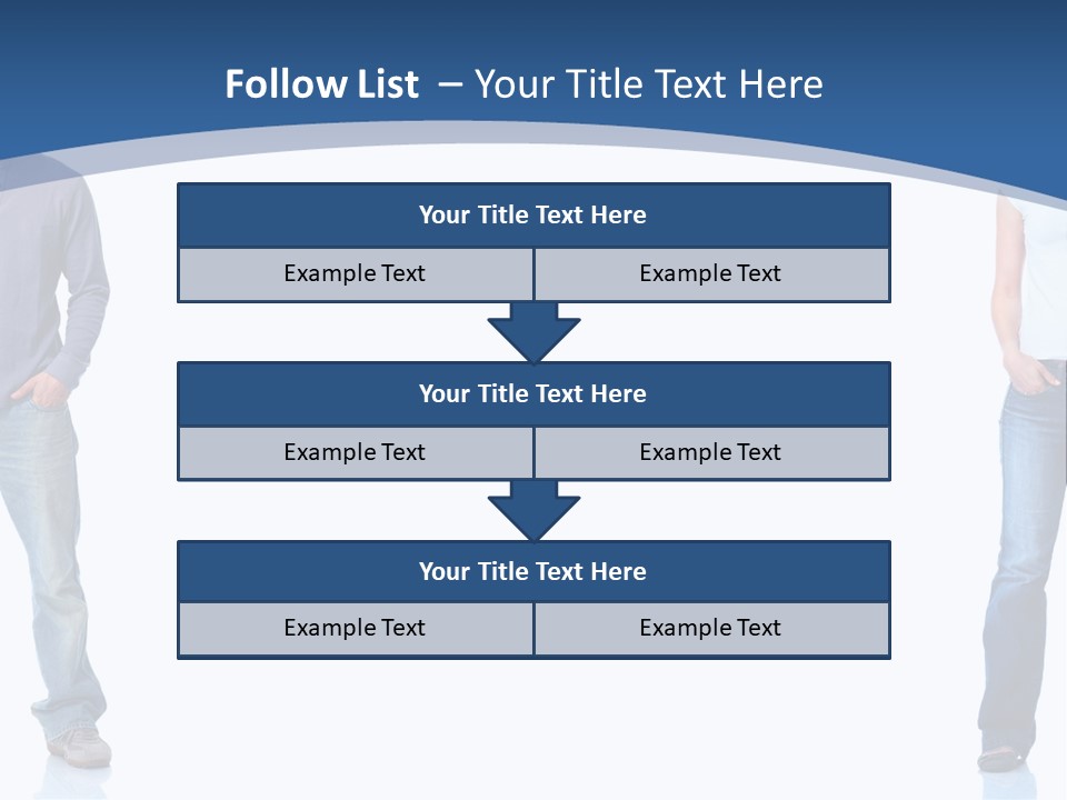 Jeans Student  PowerPoint Template