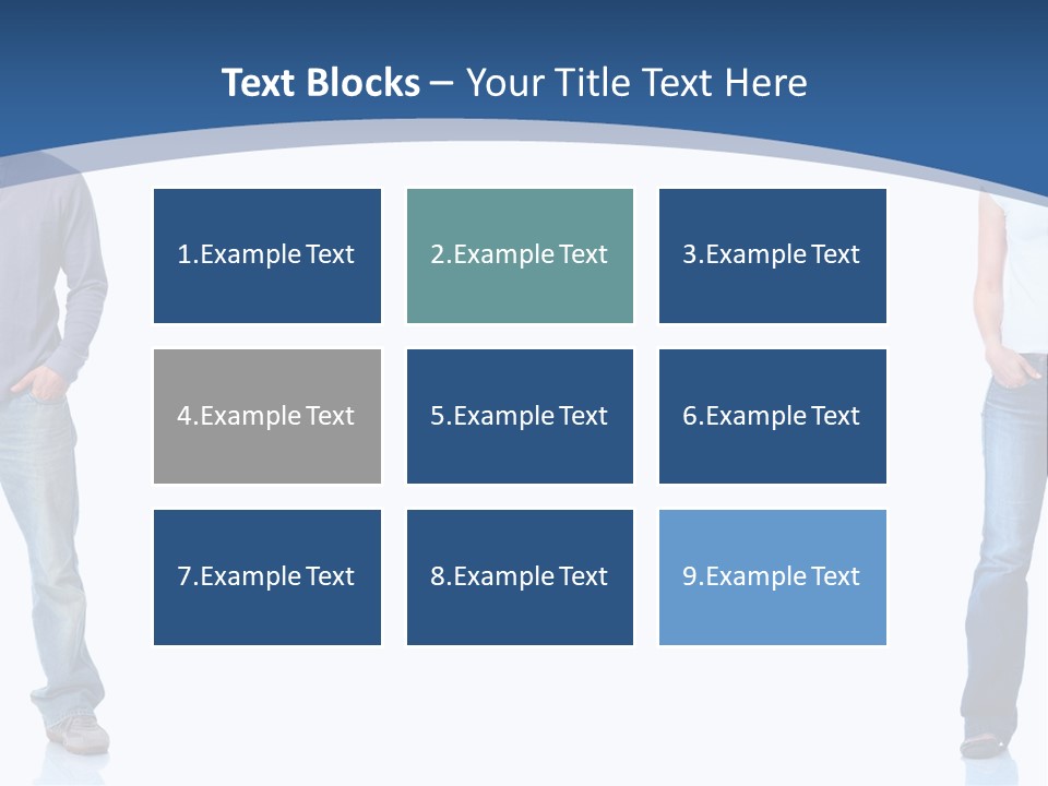 Jeans Student  PowerPoint Template