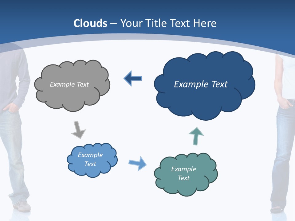 Jeans Student  PowerPoint Template