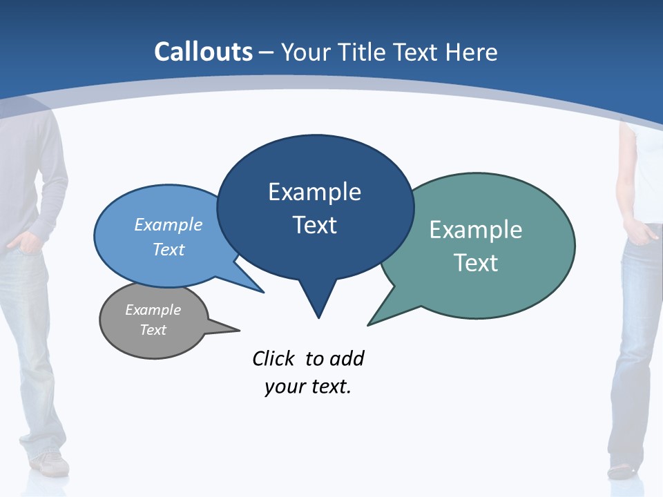 Jeans Student  PowerPoint Template