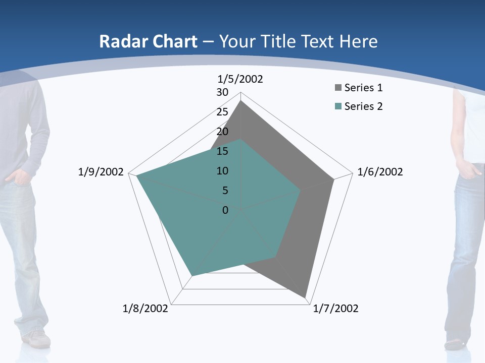 Jeans Student  PowerPoint Template