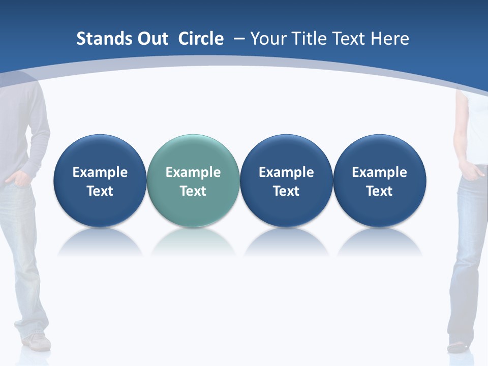 Jeans Student  PowerPoint Template