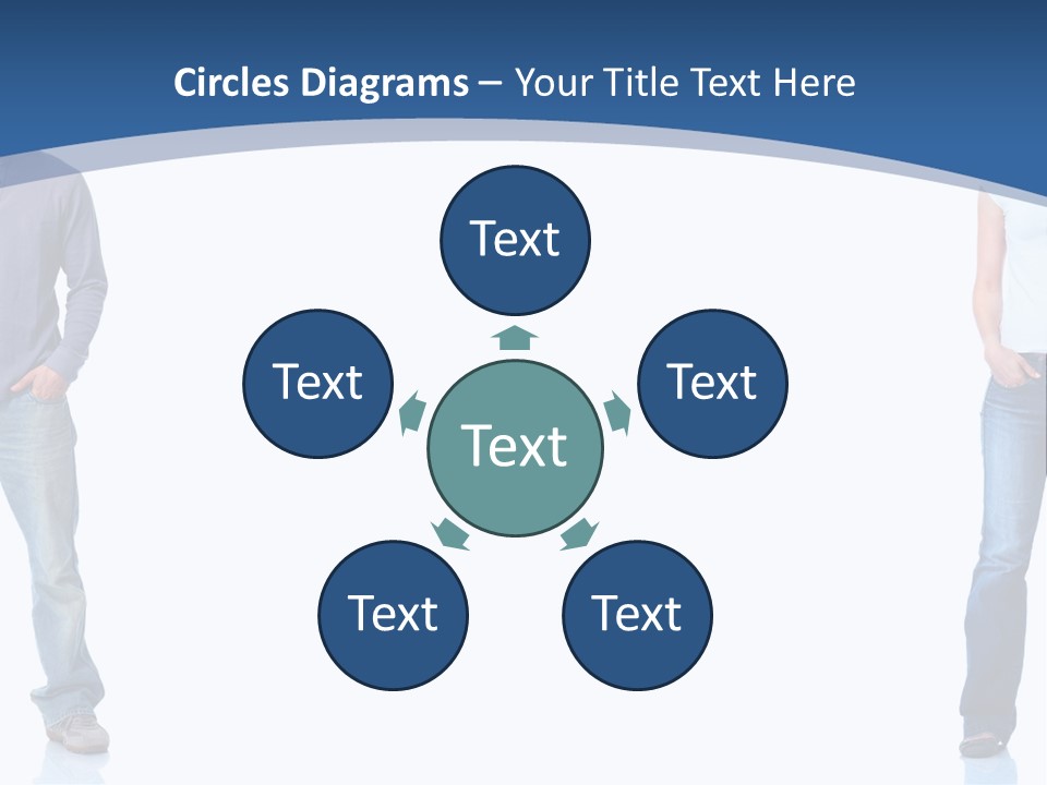 Jeans Student  PowerPoint Template