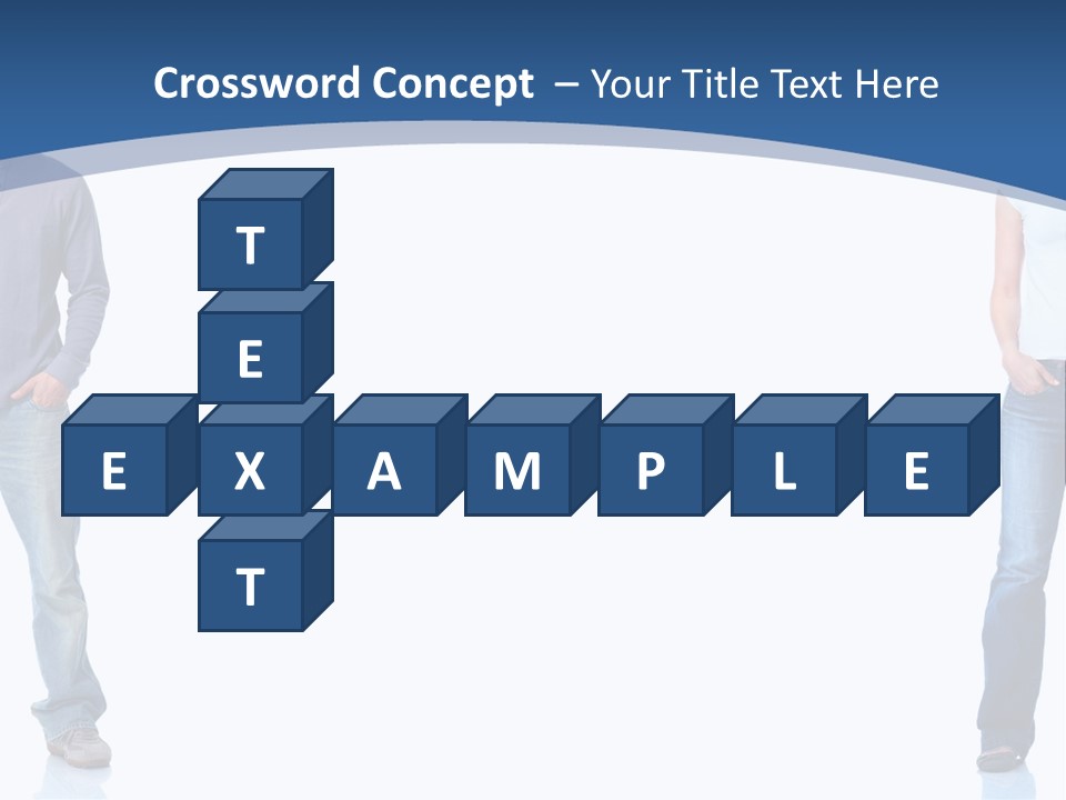 Jeans Student  PowerPoint Template