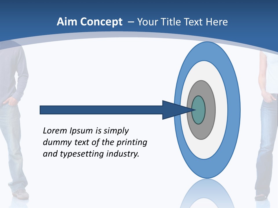 Jeans Student  PowerPoint Template