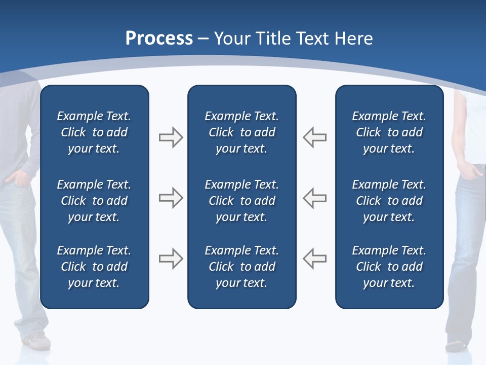 Jeans Student  PowerPoint Template