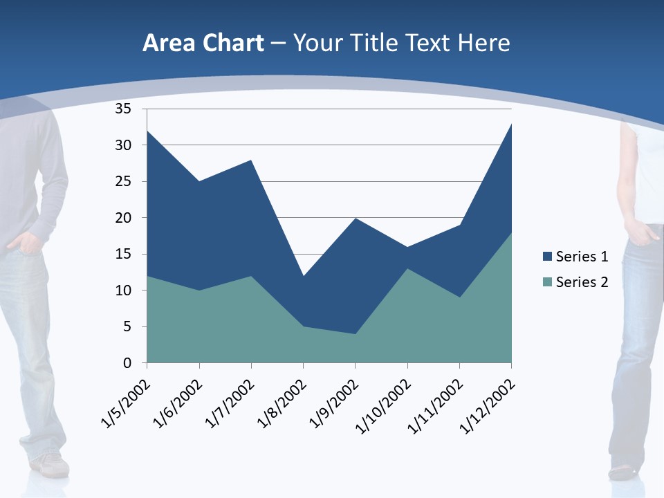 Jeans Student  PowerPoint Template