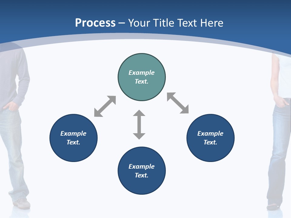 Jeans Student  PowerPoint Template