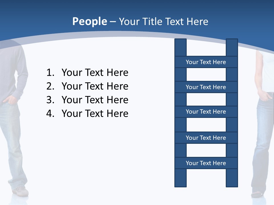 Jeans Student  PowerPoint Template