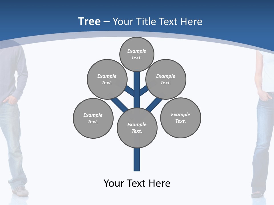 Jeans Student  PowerPoint Template