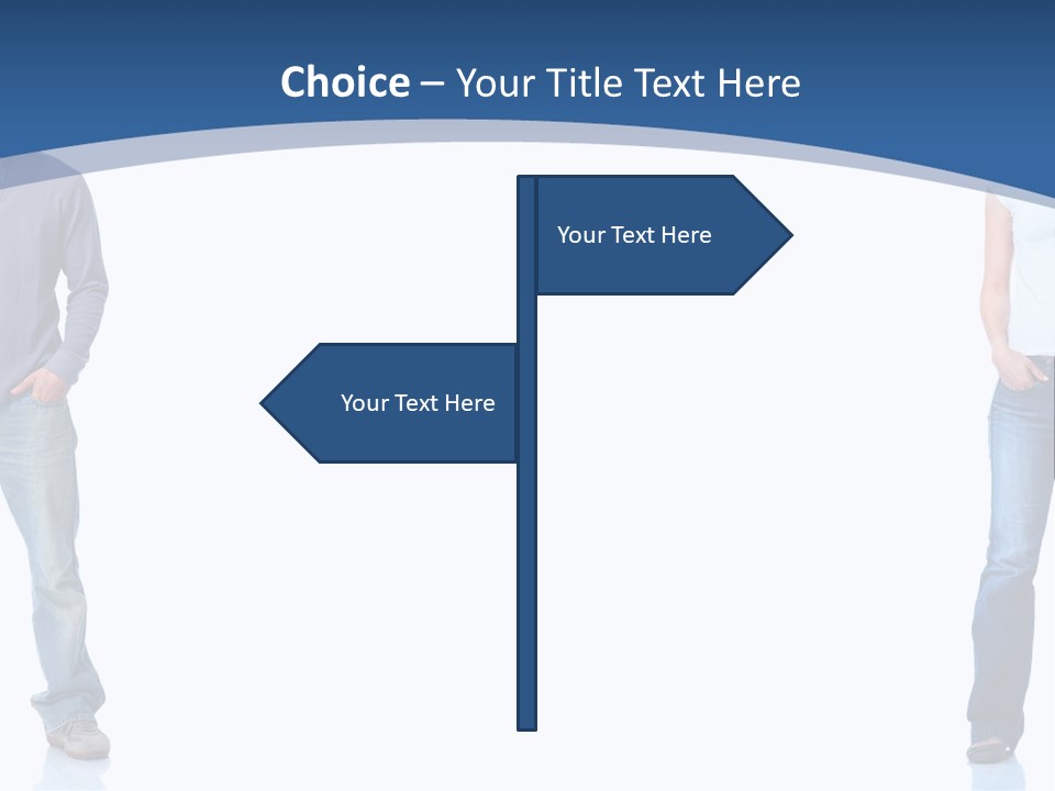 Jeans Student  PowerPoint Template