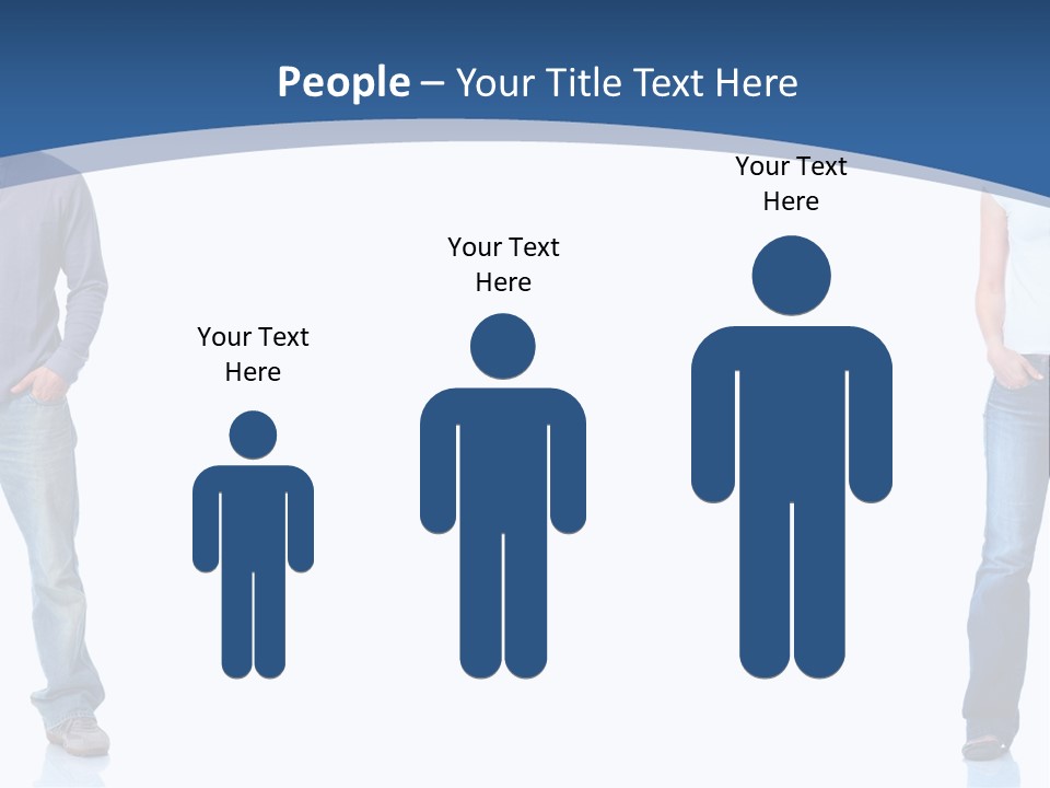 Jeans Student  PowerPoint Template