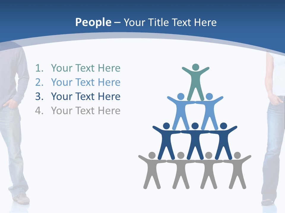 Jeans Student  PowerPoint Template