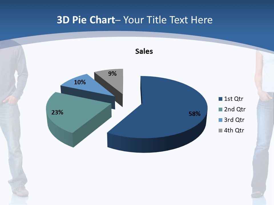Jeans Student  PowerPoint Template
