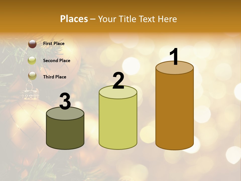 Decorative Christmastree Christmas PowerPoint Template