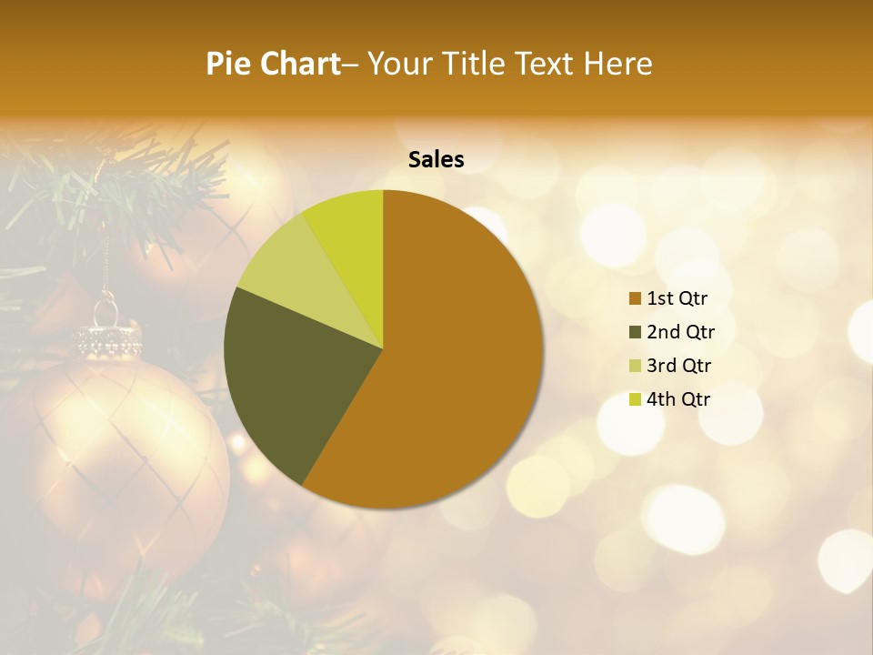 Decorative Christmastree Christmas PowerPoint Template
