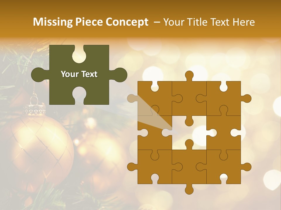 Decorative Christmastree Christmas PowerPoint Template