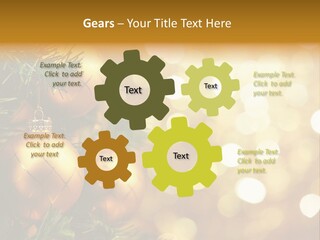 Decorative Christmastree Christmas PowerPoint Template