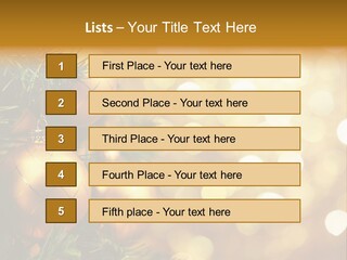 Decorative Christmastree Christmas PowerPoint Template