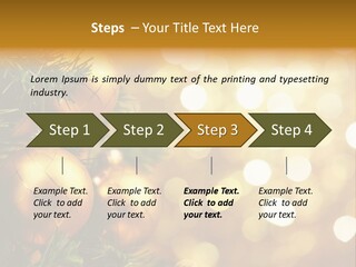 Decorative Christmastree Christmas PowerPoint Template