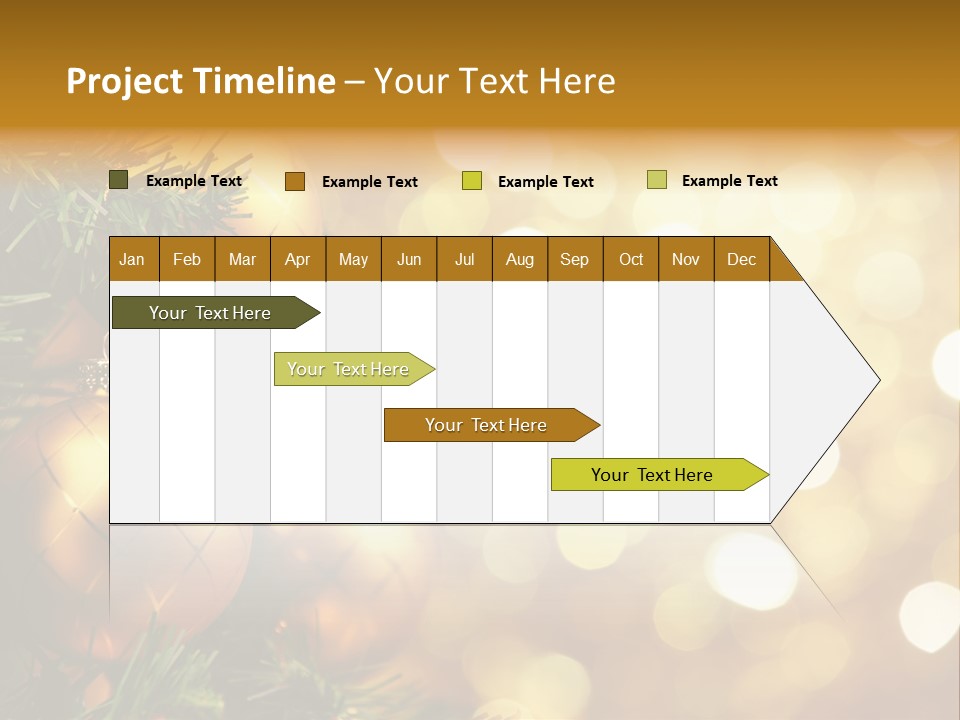 Decorative Christmastree Christmas PowerPoint Template