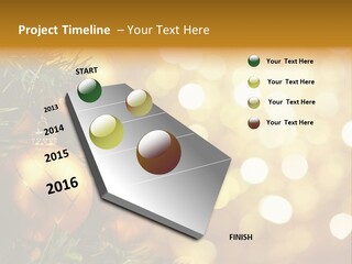 Decorative Christmastree Christmas PowerPoint Template