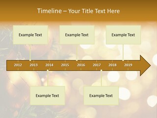 Decorative Christmastree Christmas PowerPoint Template