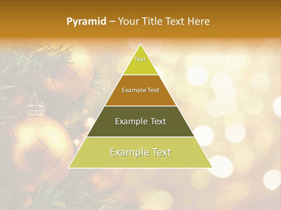 Decorative Christmastree Christmas PowerPoint Template