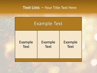 Decorative Christmastree Christmas PowerPoint Template