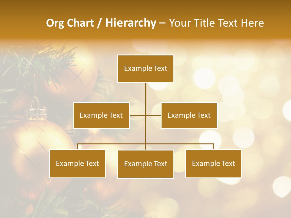 Decorative Christmastree Christmas PowerPoint Template