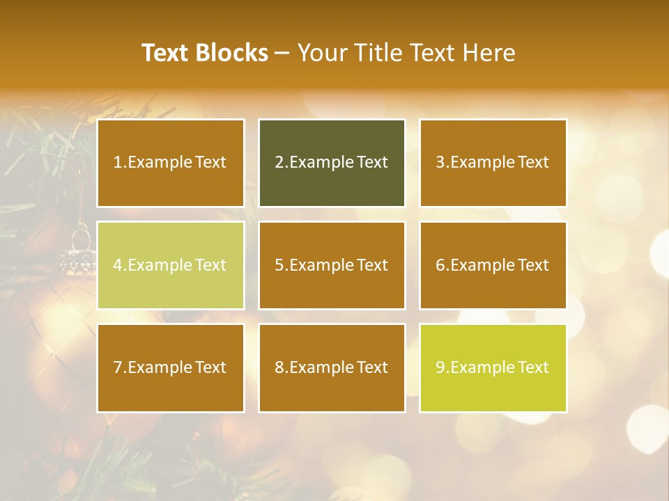 Decorative Christmastree Christmas PowerPoint Template