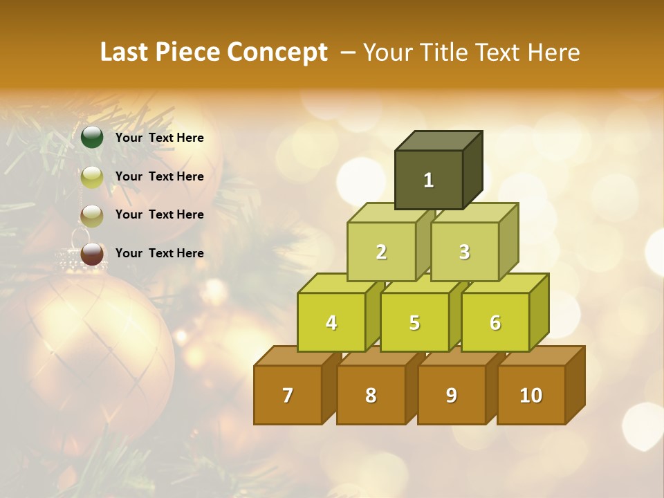 Decorative Christmastree Christmas PowerPoint Template