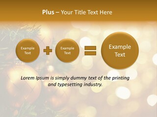 Decorative Christmastree Christmas PowerPoint Template