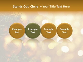 Decorative Christmastree Christmas PowerPoint Template
